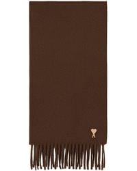 Ami Paris - Ami Ami De Coeur Patch Scarf - Lyst