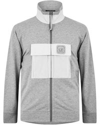 C.P. Company - Color-Blocked Stand-Collar Zip-Up Sports Jacket - Lyst