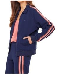 The Upside - Striped Logo Jacket - Lyst