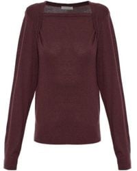 By Malene Birger - Gwen Square-Neck Sweater - Lyst