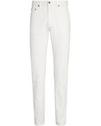 ZEGNA - Roccia Mid-Rise Slim Jeans - Lyst