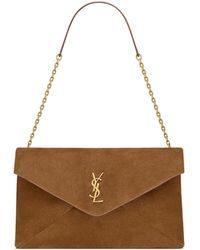 Saint Laurent - Cassandre Large Pouch On Chain - Lyst
