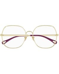 Chloé - Chloé Eyewear Geometric-Frame Glasses - Lyst