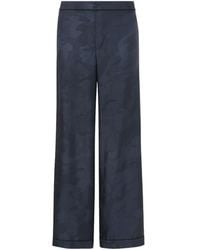 Fendi - Patchwork Silk Trousers - Lyst