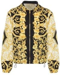 Versace - Baroque Print Hooded Jacket - Lyst