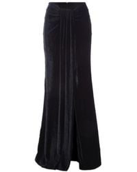 Blumarine - Slit Detailed Long Skirt - Lyst