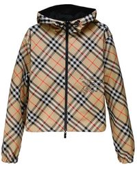 Burberry - Vintage Checked Reversible Hooded Jacket - Lyst