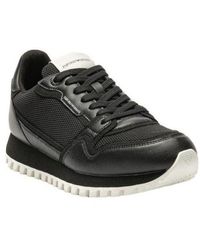 Emporio Armani - Low-Top Lace-Up Sneakers - Lyst