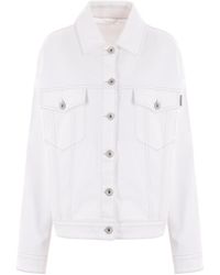 Brunello Cucinelli - Buttoned Denim Jacket - Lyst