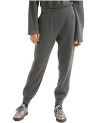 Brunello Cucinelli - Ribbed Cashmere Trousers - Lyst