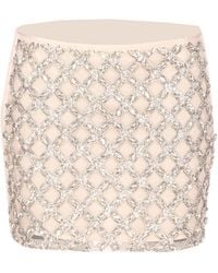 Liu Jo - Embellished Mini Skirt - Lyst