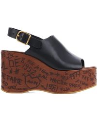 Chloé - Maxime Wedge Sandal - Lyst