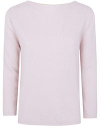 Fabiana Filippi - Lurex Boatneck Knitted Sweater - Lyst
