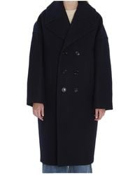 Celine - Long Peacoat - Lyst