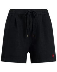Polo Ralph Lauren - Logo-Embroidered Drawstring Shorts - Lyst