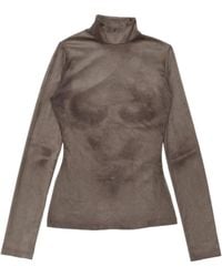 Acne Studios - Printed Turtleneck Shirt - Lyst