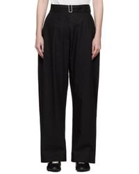 Studio Nicholson - Doring Belted Trousers - Lyst