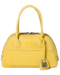 Miu Miu - Vivant Nappa Leather Bag - Lyst