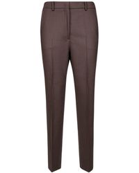 Incotex - Elastic-Waist Straight-Leg Trousers - Lyst