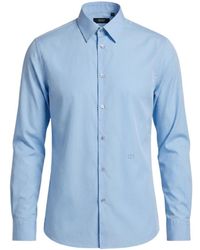 Gucci - Piece Dyed Cotton Poplin Shirt - Lyst