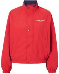 Sporty & Rich - Logo-Embroidered Shell Jacket - Lyst
