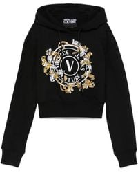 Versace Jeans Couture - Logo-Print Hoodie - Lyst