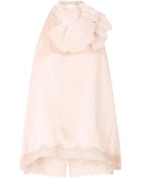 Magda Butrym - Lace-Trimmed Backless Top - Lyst