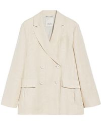 Max Mara - 'S Double-Breasted Long-Sleeved Jacket - Lyst