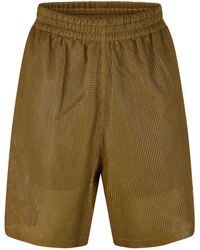 Bottega Veneta - Soft Leather Shorts - Lyst