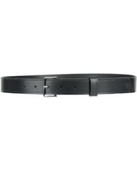 Max Mara - Solid Color Leather Belt - Lyst
