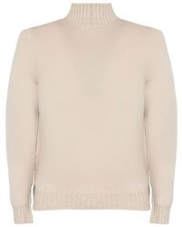 Fedeli - Ribbed Turtle Neck Knitwear - Lyst