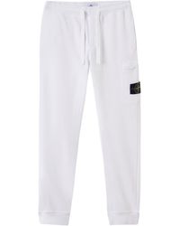 Stone Island - Logo Patch Drawstring Trousers - Lyst