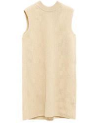 Jil Sander - Sleeveless Knitted Vest - Lyst