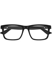 Montblanc - Eyewear Rectangular Frame Glasses - Lyst