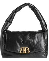 Balenciaga - Medium-Sized Leather Hobo Bag - Lyst