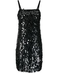 P.A.R.O.S.H. - Sequined Sleeveless Minidress - Lyst