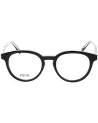Dior - Eyewear Botanicao R3I Round Frame Glasses - Lyst