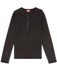 DIESEL - T Mind Long Sleeve Henley T-Shirt - Lyst