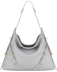 Givenchy - Voyou Logo Detailed Medium Shoulder Bag - Lyst