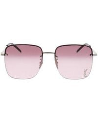 Saint Laurent - Eyewear Square Frame Sunglasses - Lyst