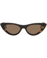 Anine Bing - Tortoiseshell Cat-Eye Sunglasses - Lyst
