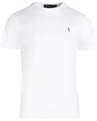 Polo Ralph Lauren - Logo Embroidered Crewneck T-Shirt - Lyst
