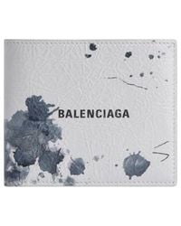 Balenciaga - Logo Printed Bi-Fold Wallet - Lyst