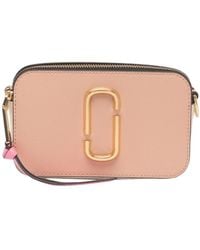 Marc Jacobs - The Snapshot Logo Plaque Crossbody Bag - Lyst