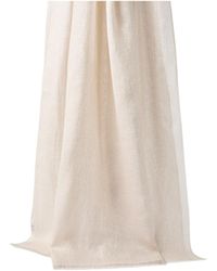 Brunello Cucinelli - Fringed Cashmere-Silk Blend Scarf - Lyst