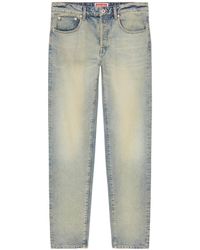 KENZO - Logo Patch Straight-Leg Jeans - Lyst