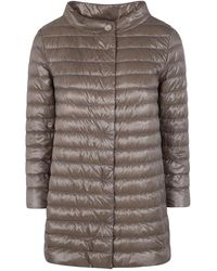 Herno - Rossella Long-Sleeve Quilted Coat - Lyst