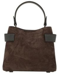 Brunello Cucinelli - Mini Suede Tote Bag - Lyst
