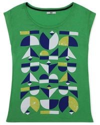 Iceberg - Printed Sleeveless T-Shirt - Lyst