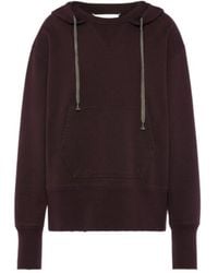 Maison Margiela - V-Insert Drawstring Hoodie - Lyst